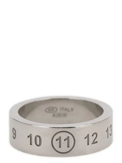Maison Margiela 'numeric' Ring In Silver
