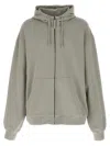 Maison Margiela 'mm6' Numeric Signature Hoodie In Gray