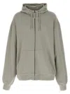 Maison Margiela 'mm6' Numeric Signature Hoodie In Gray