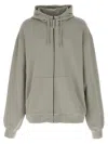 Maison Margiela 'mm6' Numeric Signature Hoodie In Gray