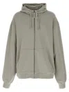 Maison Margiela 'mm6' Numeric Signature Hoodie In Gray