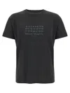 Maison Margiela Numeric Signature Mm6 T-shirt Black In Black
