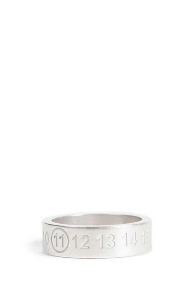Maison Margiela Numeric Signature Ring In Brown