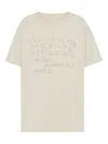 Maison Margiela Numeric Cotton T Shirt Graphic Print In Neutral