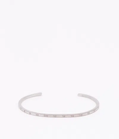 Maison Margiela Numerical Cuff Unisex Silver