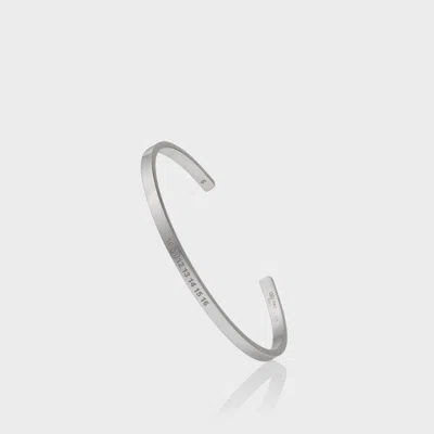 Maison Margiela Numerical Cuff Unisex Silver