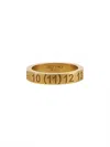 Maison Margiela Logo Ring In Gold
