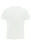 Maison Margiela Numerical Logo T-shirt In Beige
