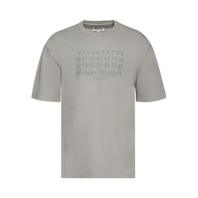 Pre-owned Maison Margiela Numerical Logo T-shirt 'grey' | Men's Size Xxl