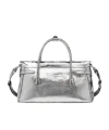 Maison Margiela Numerical-patch Tote Bag In Metallic