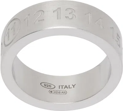 Maison Margiela Numerical Ring In Metallic