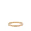 Maison Margiela Numerical Ring 2mm In 950 Yellow Gold Plating Burattato