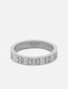 Maison Margiela Numerical Ring In Silver