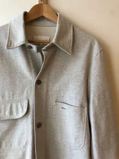 Pre-owned Maison Margiela Nwot $970 - Line 0 Artisanal - Grey Denim Upcycled Jacket