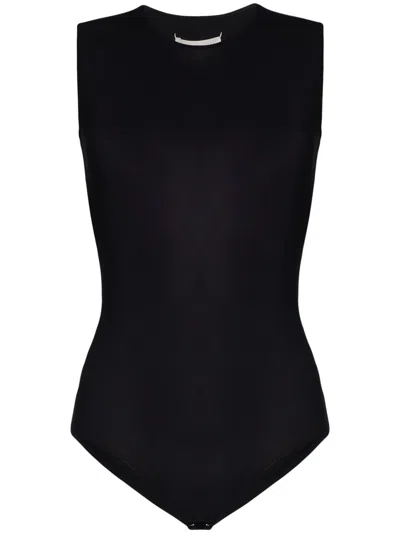 Maison Margiela Sleeveless Bodysuit In Black