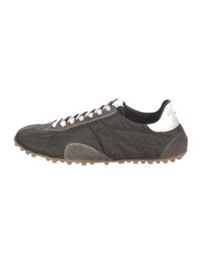 Pre-owned Maison Margiela Nylon Sneakers In Gray