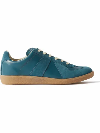 Pre-owned Maison Margiela O1w1db11223 Sneakers In Blue