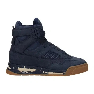 Pre-owned Maison Margiela Ob1o1e0324 Hi -top Sneakers In Blue