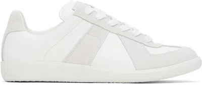 Maison Margiela Off-white Replica Sneakers In 101 Off White