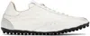 Maison Margiela Sprinters Branded Canvas And Suede Low-top Trainers In Ha777 White/white/bi