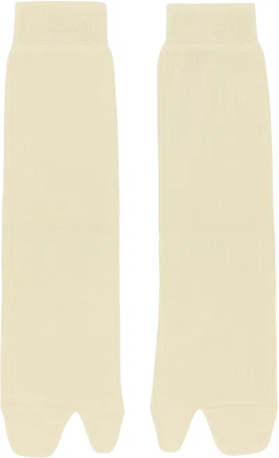 Maison Margiela Off-white Tabi Socks