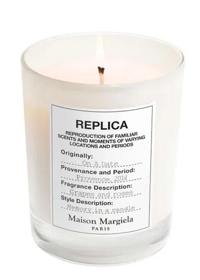 Maison Margiela On A Date Candle 165g In Black