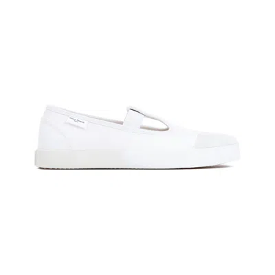 Maison Margiela On The Deck Tabi Mary Jane Bianchetto In White