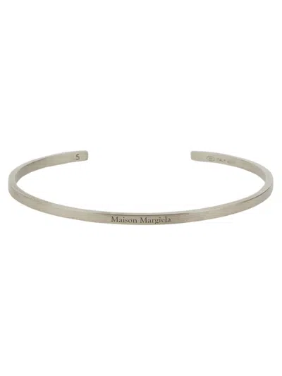 Maison Margiela Open Bracelet With Logo