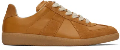 Maison Margiela Orange Replica Sneakers In T2336 Mustard