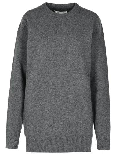 MAISON MARGIELA OVER' GREY WOOL SWEATER