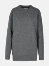 Maison Margiela 'over' Grey Wool Sweater In Grey