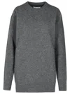 Maison Margiela Wool Sweater 'over' Crew Neck In Grey