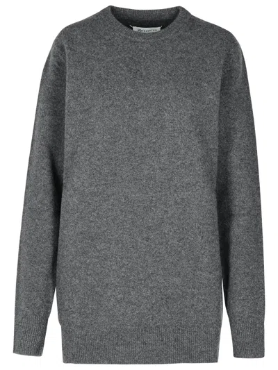MAISON MARGIELA OVER GREY WOOL SWEATER