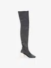 MAISON MARGIELA OVER THE KNEE BOOTS 70MM LEATHER