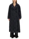 Maison Margiela Oversize Coat In Black