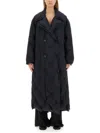 Maison Margiela Oversize Coat In Black