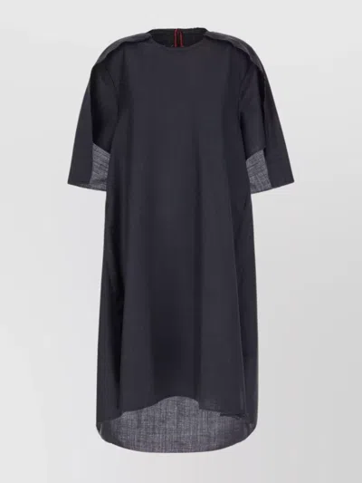 MAISON MARGIELA OVERSIZE MOHAIR BLEND DRESS WITH ROUND NECKLINE