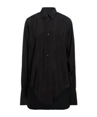 Maison Margiela Oversize Shirts In Black