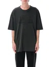 Maison Margiela Topstitched Logo Oversized T-shirt