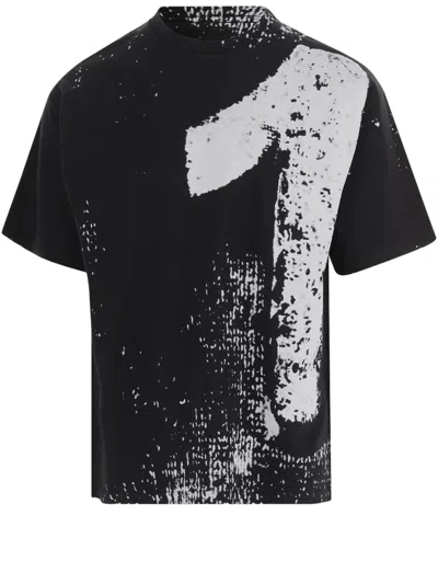 Maison Margiela Oversized Cotton T-shirt With Iconic Number 10 Design In Black