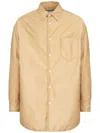 Maison Margiela Oversized Design Lightweight Shirt In Neutrals