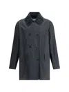 Maison Margiela Cotton Jacket In Charcoal
