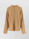 MAISON MARGIELA OVERSIZED KNIT CARDIGAN WITH LONG SLEEVES AND RIBBED TEXTURE