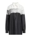 Maison Margiela Oversized Multi-colour Blouse In Black