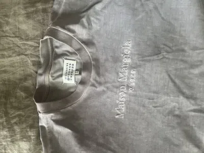 Pre-owned Maison Margiela Oversized Tee In Grey