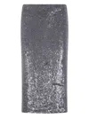 Maison Margiela P. A.r. O.s. H. Stretch Sequin Skirt In Gray