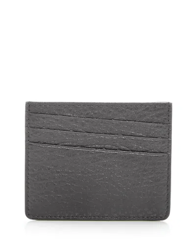 Maison Margiela P4455 Leather Card Case In Black