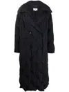 Maison Margiela Padded Double-breasted Coat In Black