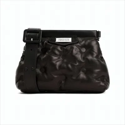 Maison Margiela Padded Napa Leather Crossbody Bag With Adjustable Strap In Brown