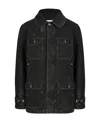 Maison Margiela Woman Denim Outerwear Black Size 12 Cotton In Black